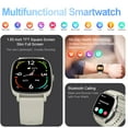 thumbnail image 5 of Smart Watch for Women Men, 1.85-inch Smartwatch with 110+ Sports Modes, Bluetooth Answer/Make Calls, IP68 Waterproof, White, 5 of 7