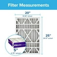 thumbnail image 3 of Filtrete 20x25x5 HVAC Furnace Air Filter, MPR 1550 MERV 12, Ultra Allergen Reduction, 2 Pack, 3 of 13