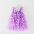 thumbnail image 2 of Robes pour Fillettes Robe Sans Manches en Tulle à Volants Robe d'Été pour Filles Robe d'Anniversaire Tenues pour Bébé Fille 12-18 Mois, 2 of 5