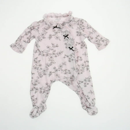 

Pre-owned Little Me Girls Pink | Black Long Sleeve Outfit size: 3 Months