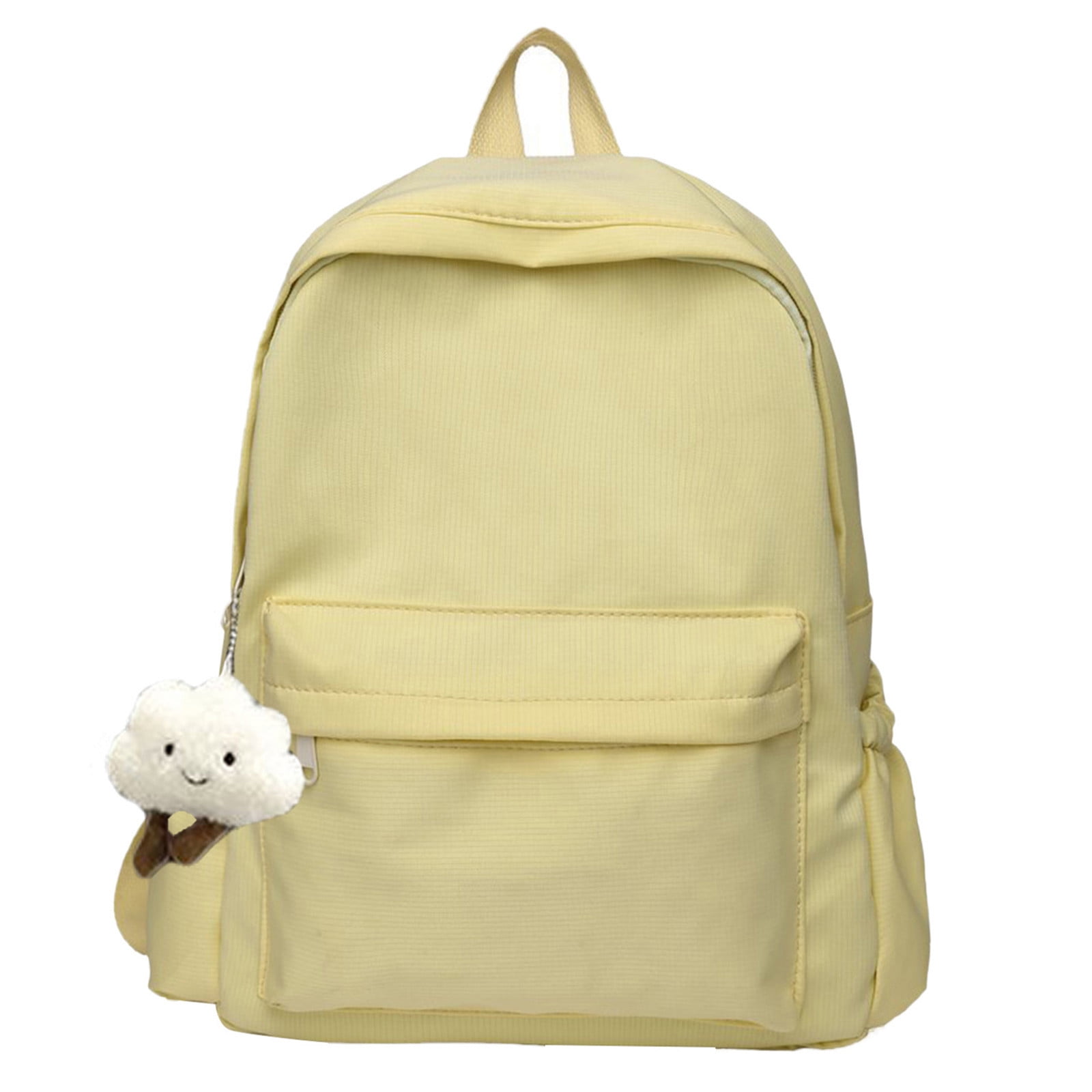 Simple Backpacks for School Casual Bookbag Vintage Cute Lightweight