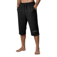 thumbnail image 2 of Xdegoge Mens Athletic Shorts Below Knee Capri Pants Elastic Waist Drawstring with Pockets Quick Dry Breathable Workout Gym Running Activewear Training, 2 of 5