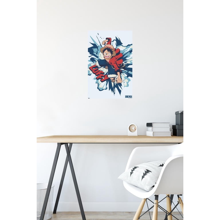 One Piece: Fishman Island - Luffy Punch Wall Poster, 14.725