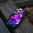 thumbnail image 4 of WIRESTER Shockproof Soft Rubber Cover Case for Apple iPhone 16 Pro Max 6.9" 2024, Purple Nebula Galaxy, 4 of 5