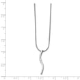 thumbnail image 3 of SS White Ice .03ct. Diamond Necklace 18 Inch, 3 of 3