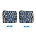 thumbnail image 7 of FORMRS 13-13.3 inch Laptop Sleeve Case Soft Carrying Quilted Computer Bag Cover, Blue Hexagon Pattern, 7 of 7