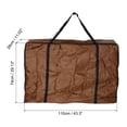 thumbnail image 2 of Uxcell Outdoor Chair Storage Bag Waterproof Folding Chair Carry Bag Brown, 2 of 6