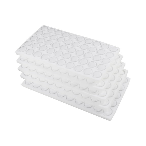 Novel Box 5 Black Foam Sheets 14.5X7.8X0.75 with 250 Gem Jars - Jewelry Display Trays