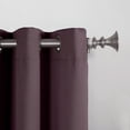 thumbnail image 2 of Sun Zero Madison Grommet Room Darkening Window Curtain Panel, 54"X108", Plum, 2 of 6