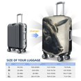 thumbnail image 6 of Daiia Mystical Bull in Fog Luggage Cover, Thickened Washable Travel Luggage Covers, Elastic Unique Baggage Covers for 18-20 inch Luggage-X-Large, 6 of 9
