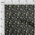 thumbnail image 2 of oneOone Cotton Cambric Black Fabric Asian Japanese Floral Dress Material Fabric Print Fabric By The Yard 42 Inch Wide, 2 of 4