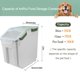 thumbnail image 2 of Contenedor de almacenamiento de alimentos AnRui hermético de 11,34 kg con accesorios, 2 of 7
