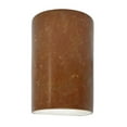 thumbnail image 1 of Justice Design CER-5945-PATR Ambiance - Small ADA Cylinder Open Top and Bottom Wall Sconce Rust Patina Incandescent Choose Your Options, 1 of 7