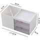 thumbnail image 2 of Caja de almacenamiento de escritorio con 4 compartimentos multifuncionales, organizador de escritorio multiusos, portalápices, organizador de suministros de oficina Sailing Electrónica, 2 of 5