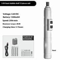 thumbnail image 3 of White 12 piece set Rotary Tool Kit, Cordless Rotary Tool 3.6V with 12 Accessories, USB Rechargeable Adjustable Rotary Tool, 3 of 5