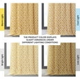 thumbnail image 3 of Martinique Yellow Printed Cotton Hotel Blackout Curtain (1 Panel), Martinique Yellow, 50W X 84L, 3 of 11