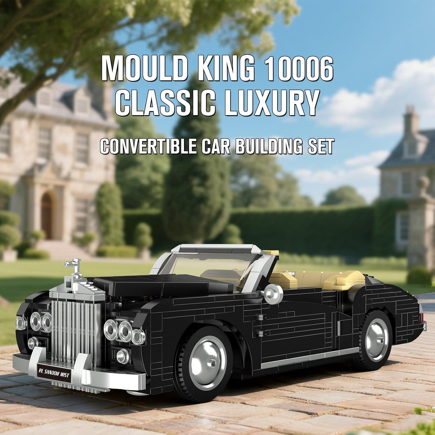 Ylutex Classic Vintage Car Building Block Set – details
