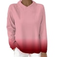 thumbnail image 3 of Uootdi Womens Tops Colorblock Collared Ribbed Long Sleeve Shirts Relaxed Fit Trendy Casual Everyday Vacation Outfits Gift, 3 of 5