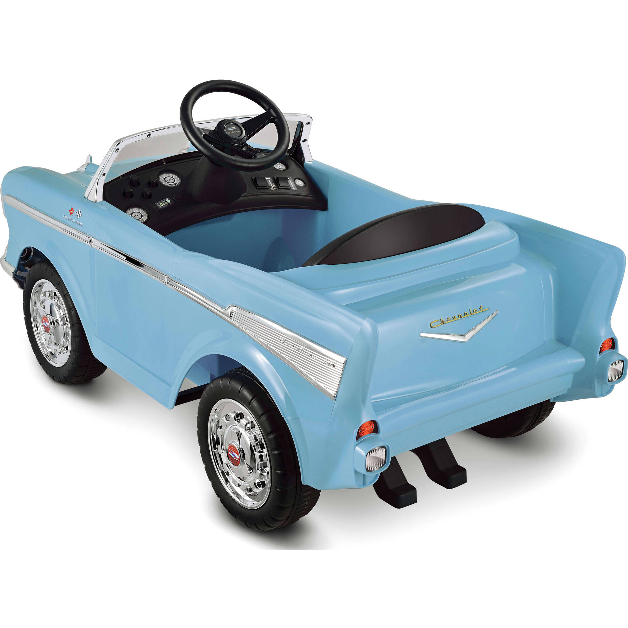 Kid Motorz 12V Chevy Bel Air Battery-Powered Ride-on in Light Blue - image 2 of 6