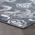 thumbnail image 5 of Madison Transitional 2' x 10' Dark Gray and Cream Polypropylene Indoor Area Rug, 5 of 10