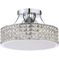 thumbnail image 3 of Quoizel Platinum Alexa Medium Semi Flush Mount in Polished Chrome, 3 of 5