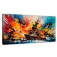 thumbnail image 1 of Cuadro Decorativo Canvas Canvas Revolution Buque Explosivo 140x70, 1 of 4
