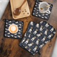 thumbnail image 5 of Jack Russell Terrier Kitchen Oven Mitt and Pot Holder Sets 2 Pcs for Baking, Cooking and Grilling, Heat Resistant Up To 392 °F, 5 of 7
