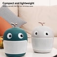 thumbnail image 3 of 4L Desktop Trash Can Office Table Storage Bin Debris Bedroom Plastic Wastebin Container Box Living Room Desk Dustbin Organizer Green, 3 of 9