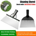 thumbnail image 2 of Multifunctional Flat Head Shovel Sharp Edge Weeding Planting Shovel Saw Blade Steel Blade Efficient Eradication Garden Hand Tool 20cm, 2 of 6
