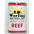 thumbnail image 2 of Werling & Sons Canned Meat Variety Pack 14.5 Oz Fully Cooked & Ready to Eat Includes 2 Hamburger, 2 Chicken and 2 Beef Shelf Stable Emergency Canned Food for Long Term Storage, Camping & Quick Meals, 2 of 8