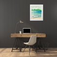 thumbnail image 3 of Coolick, Ann Marie 26x32 White Modern Wood Framed Museum Art Print Titled - Greetings From Paradise, 3 of 4