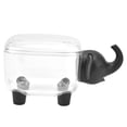 thumbnail image 3 of 2 Pcs Mini Storage Container Transparent Dustproof Removable Calf Elephant Desktop Container, 3 of 8
