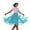 A-Light Blue264, variant on Women's Tulle Midi Petticoat Skirt Elastic Waist Flowy Layered Underskirt Retro Dance Party Bottoms