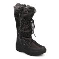 thumbnail image 1 of Nature Breeze DF72 Women Nylon Fur Trimmed Quilted Lace Up Winter Boot, 1 of 5