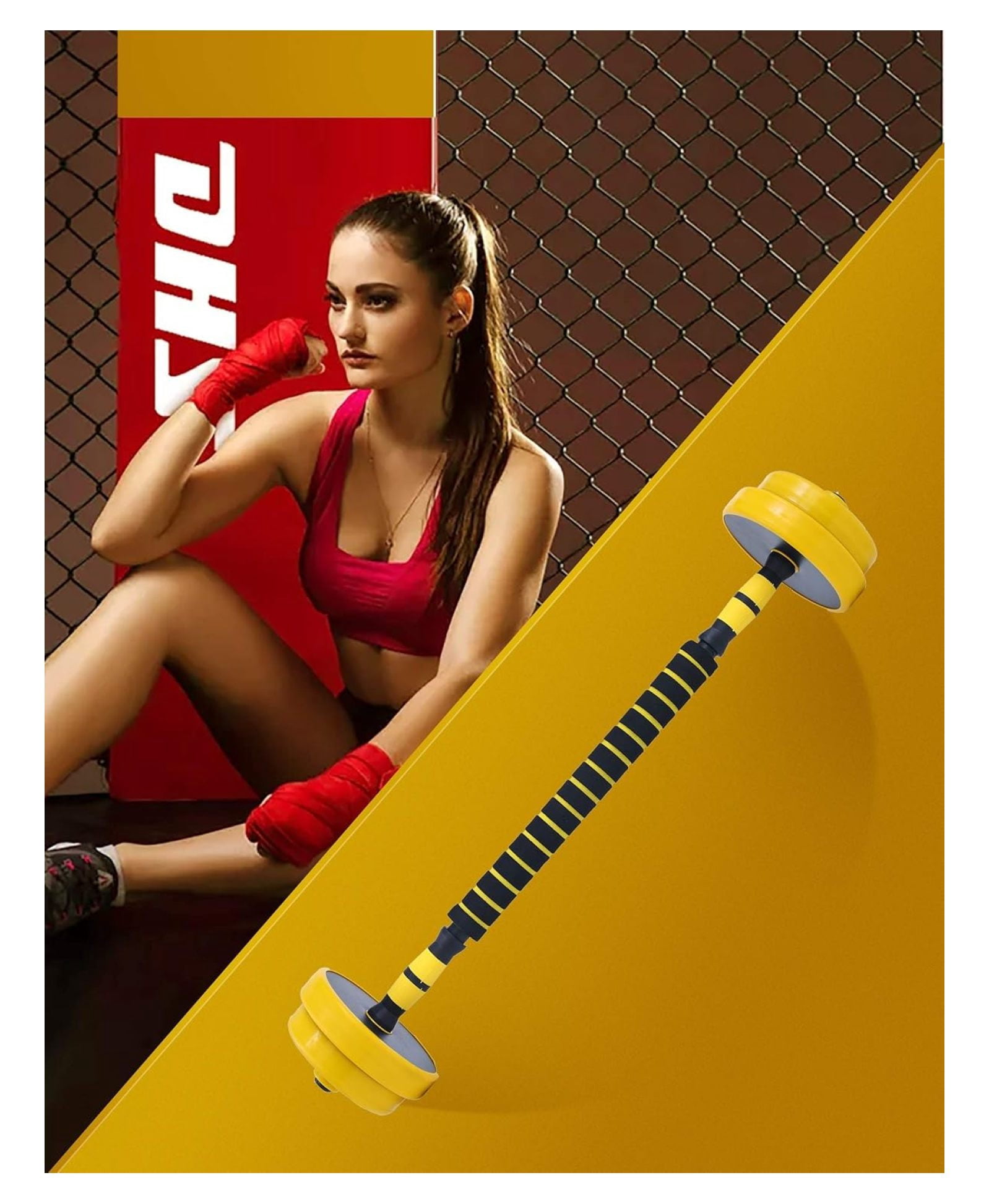 Adjustable Dumbbell Set 20-55LB, 3-in-1 Weight Set Kettlebell Weights Non-Slip Home Gym Equipment
