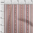 thumbnail image 1 of oneOone Cotton Flex Dusty Rose Fabric Stripe Ikat Diy Clothing Quilting Fabric Print Fabric By Yard 40 Inch Wide, 1 of 4