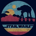 thumbnail image 2 of Mens Star Wars AT-AT Retro Circle Lightweight Hoodie, 2 of 4