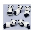 thumbnail image 4 of 6 Pcs Panda Chopstick Rest Mini Scoops Daily Use Ceramics, 4 of 6