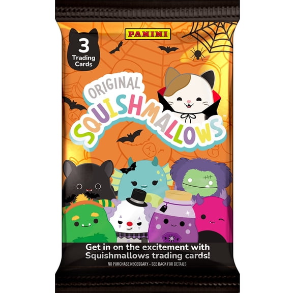 Squishmallows Trading Cards Panini 2025 Halloween Treat Pack (3 Cards)