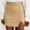 Khaki, variant on SDJMa Women's Casual Mini Skater Skirt Women'Dress Fashion High Waist Slim Solid Color Buttock Wrapping Skirt