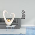 thumbnail image 2 of Figura de escritorio, escultura de corazón, estatua de caballero, arte coleccionable, adorno de resina de cerámica, moderno abstracto, para el hogar y, 2 of 8