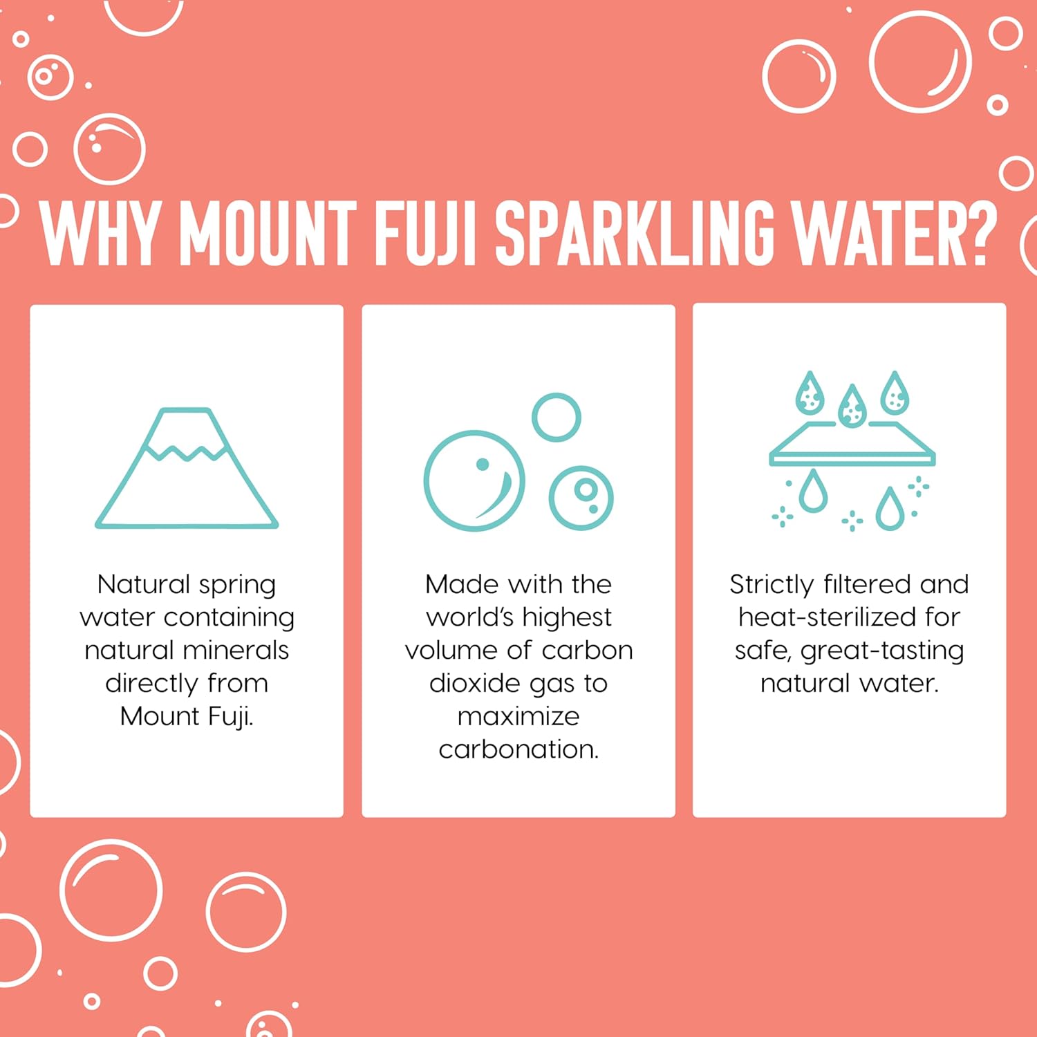 IRIS Sparkling Natural Mineral Water, 16.9 fl oz (500ml) Bottles, 24Pk