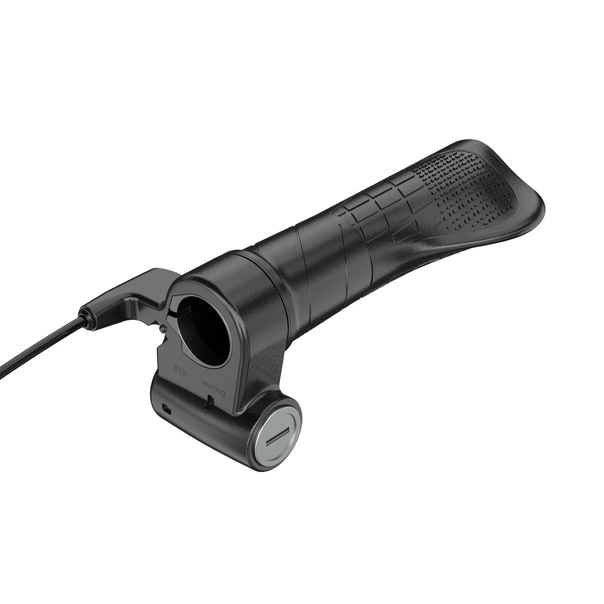 HiKeep Electric Bike Half Twist Throttle, 5-Pin Connector, Durable E-Bike Accessory Handle Grip, Easy Install