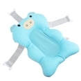 thumbnail image 3 of Cojín de baño para bebé, suave y cómodo, para lavabo, almohada flotante de apoyo para bebés, color azul, 3 of 14