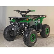 HHH 125cc ATV Quad 125cc ATV with Reverse, LED Lights, Big Wide Tires with Matching Rims 4 Wheeler-Red