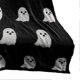 thumbnail image 3 of Ghosts Blanket Soft Comfortable Breathable Halloween Throw Blanket for Watching TV Camping Black White 100x150cm/39x59in 650g/22.9oz, 3 of 3