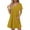 Yellow1, variant on AherBiu Summer Dresses for Women Casual Loose Fitting V Neck Short Sleeve Tshirt Tunic Dress with Pockets