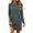 Gray, variant on Tqcoqu Women's Long Sleeve Casual Sweatshirt Dress,Crew Neck Knitted Soft Fall Winter Tunic Dress With Side Slits