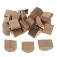 thumbnail image 4 of Adornos de madera en forma de rebanada de dos estilos, ideales para decorar el jardín de infancia y como accesorio educativo. Tamaño grande 20pcs, 4 of 7