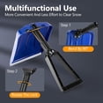 thumbnail image 4 of Vggrvlo 12" Metal Snow Shovel with Metal Handle, 4 of 7